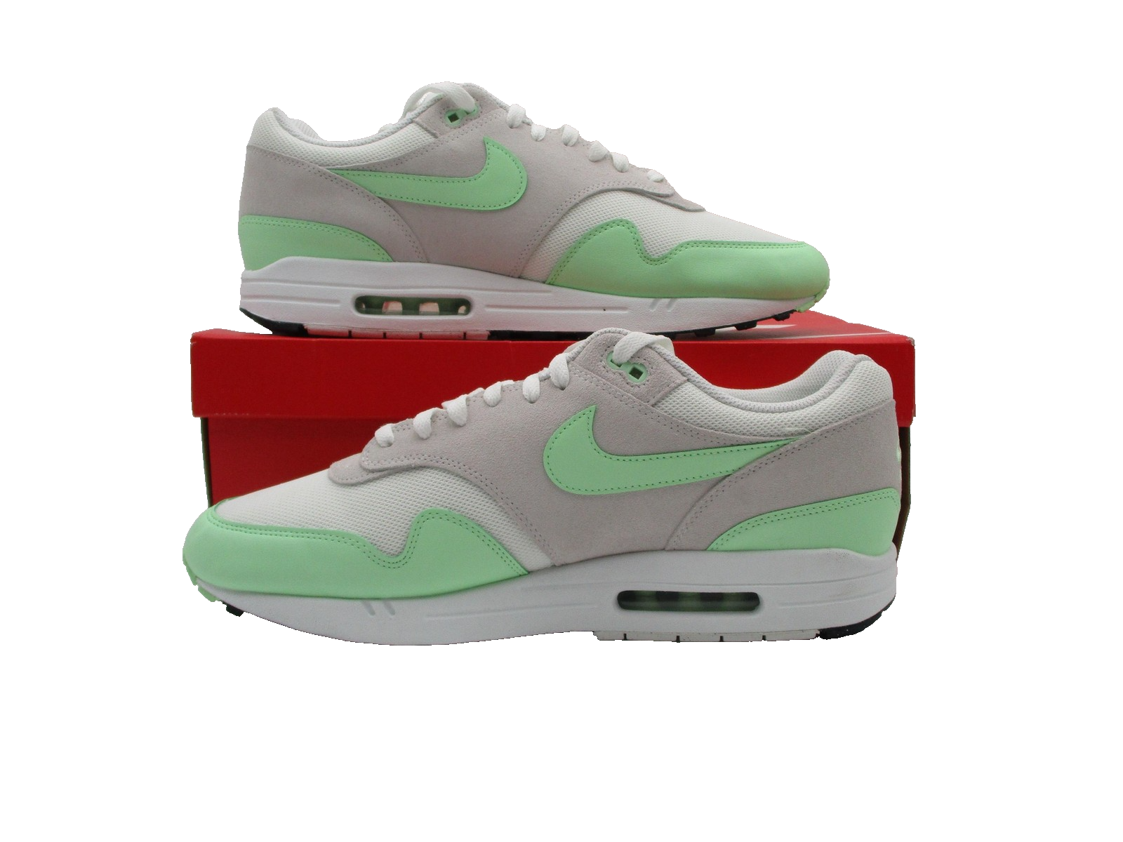 Nike Air Max 1 ESS Shoes Mens Size 15 US Summit White Vapor Green FZ58081072