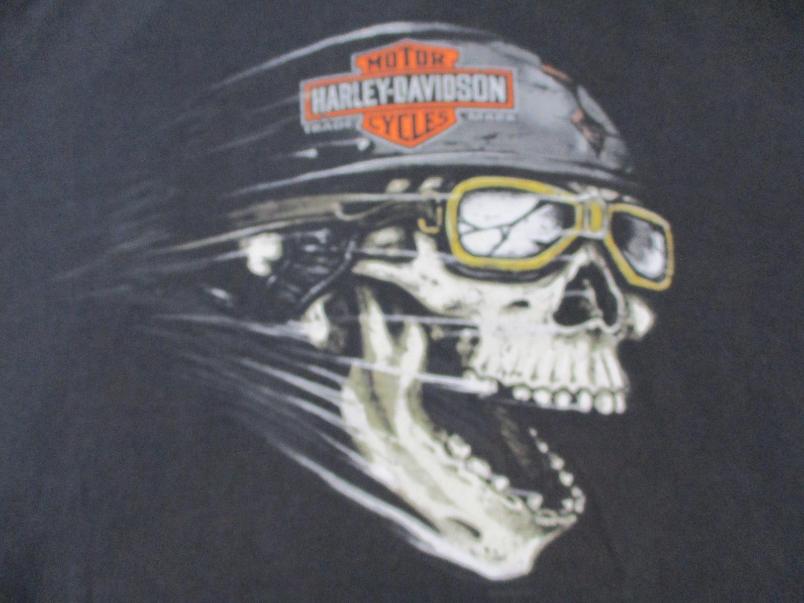 Vintage 1990s Harley Davidson Barnett El Paso TX Skull Biker Tee Mens 2XL 15730