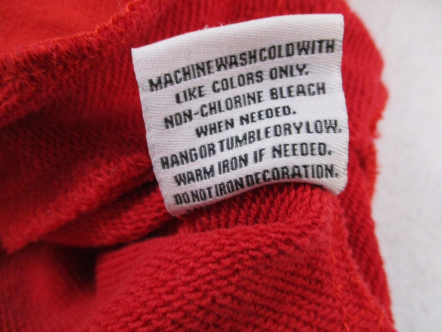 Lucky Charm Hoodie Kids Large Red Bunny Graphic Rhinestone Pullover 16487