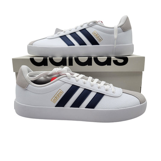 Adidas VL Court 3.0 White Dark Blue  Size 10  New!0
