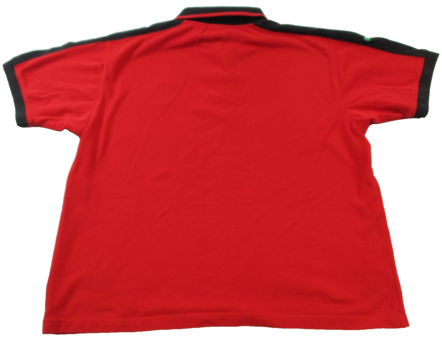 Alfa Romeo Polo Shirt Men 2XL Red Black Short Sleeve Racing Automotive Logo 15601