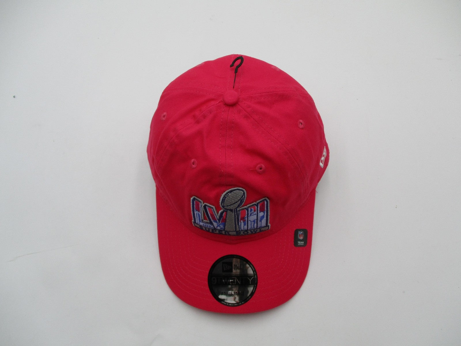 Super Bowl LVI Hat Cap Strap Back One Size Mens Pink NFL Football New Era NWT9