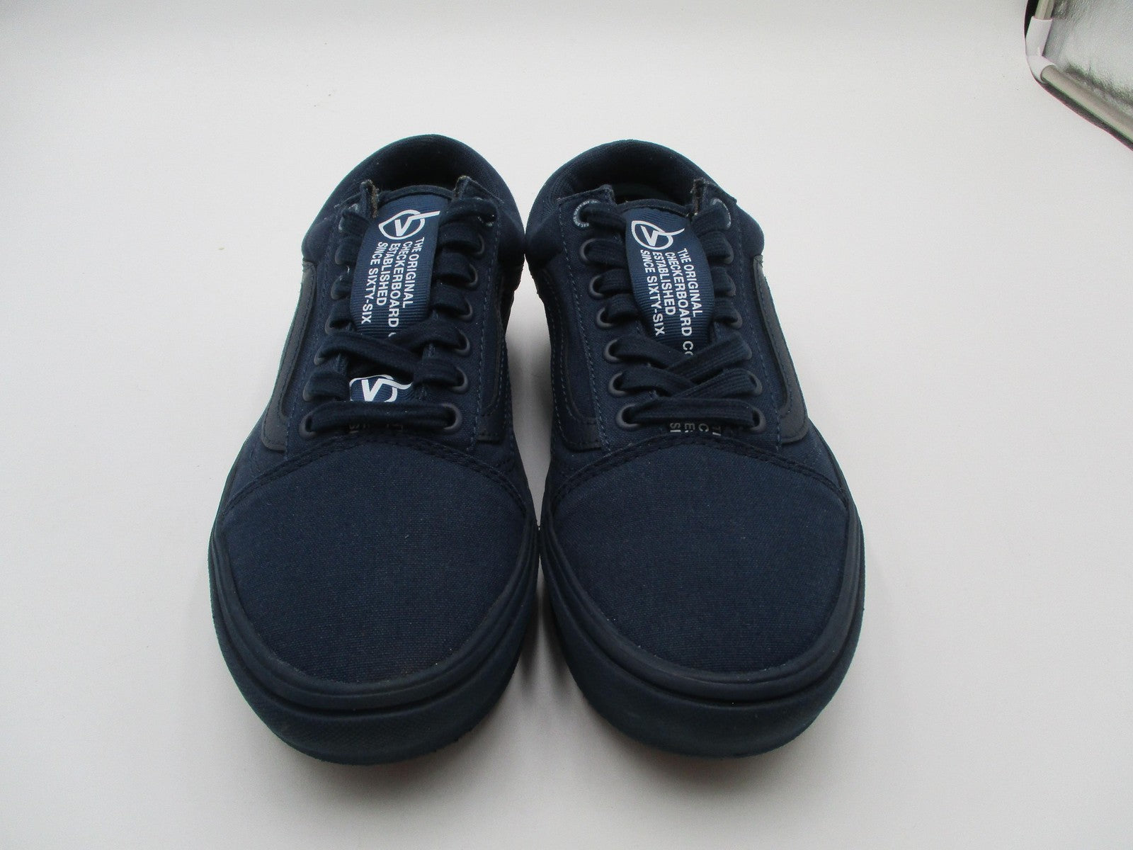 Vans Old Skool ComfyCush Shoes Mens Size 7 Navy Blue Canvas Skate Sneakers1