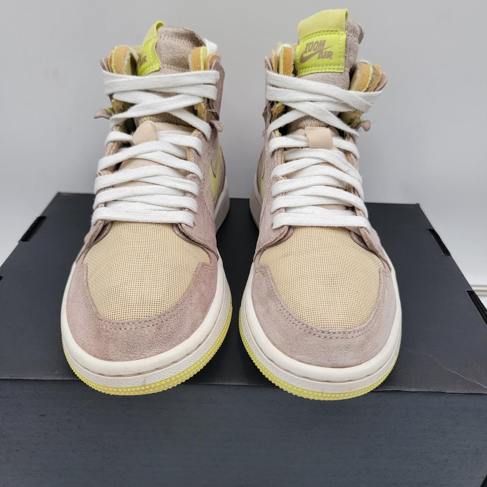 Nike Air Jordan 1 Zoom CMFT Shoes Women's Sz 7.5 High Top Suede CT0979-200
