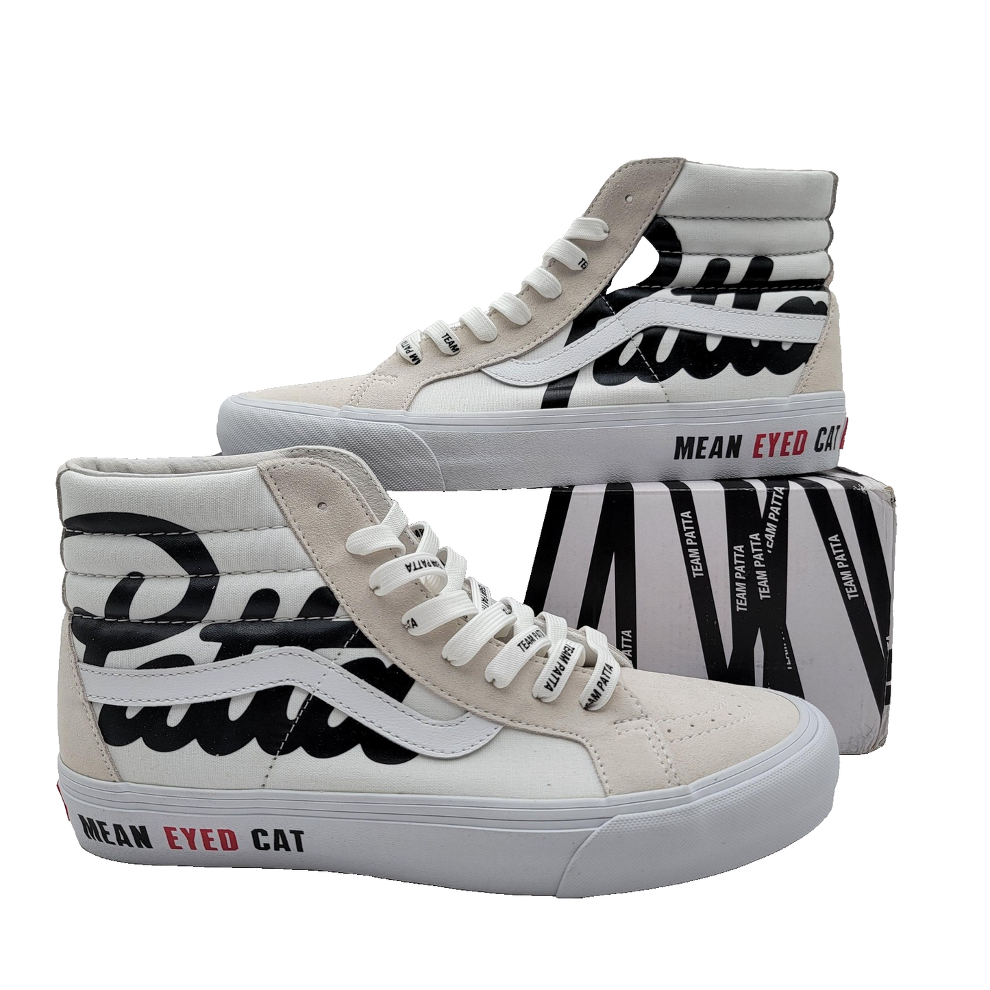 Vans Sk8Hi Reissue VI Shoes Mens Size 11 Patta Mean Eyed Cat Limited Edition0
