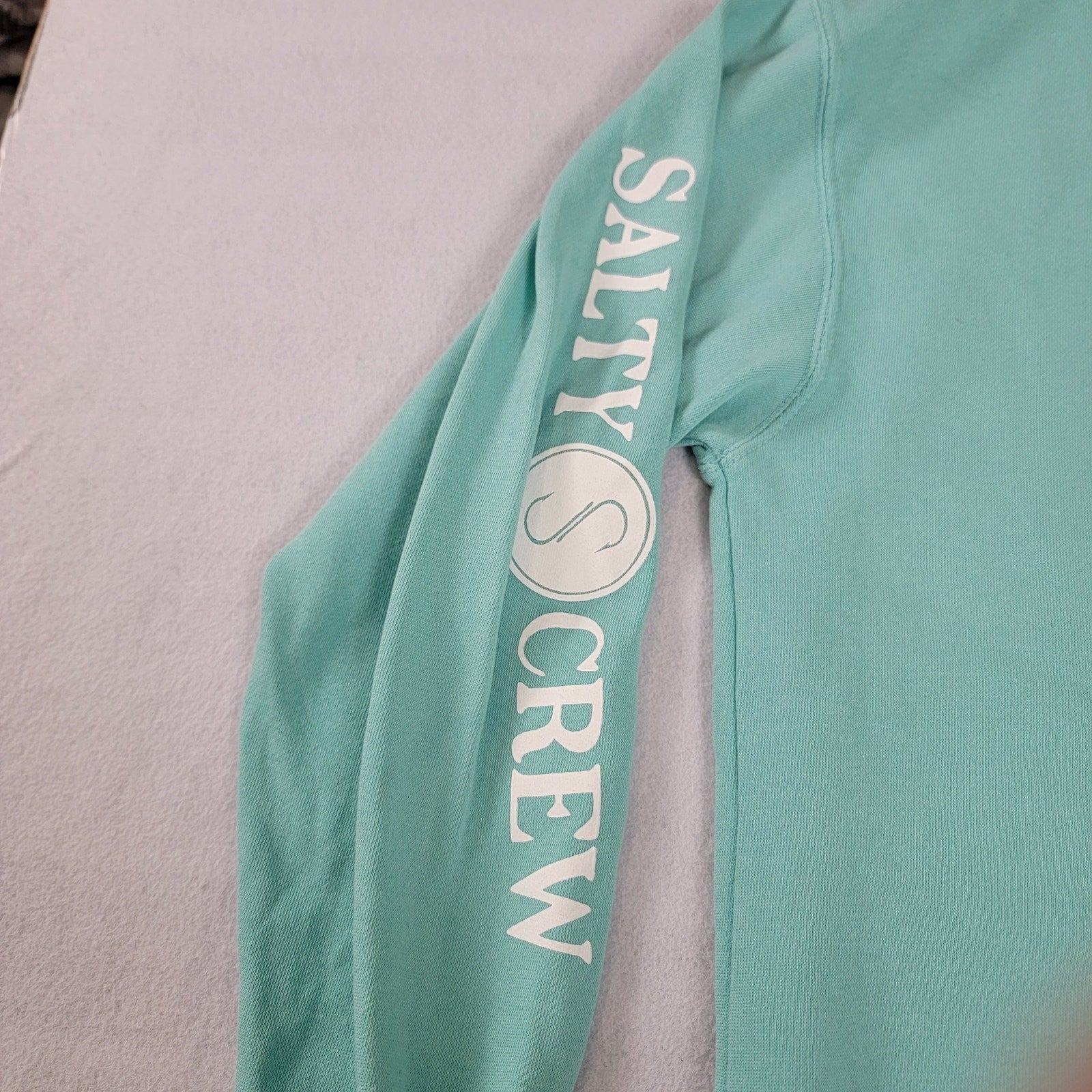 Salty Crew x Ron Jon Surf Shop Hoodie Womens Sz M Green
