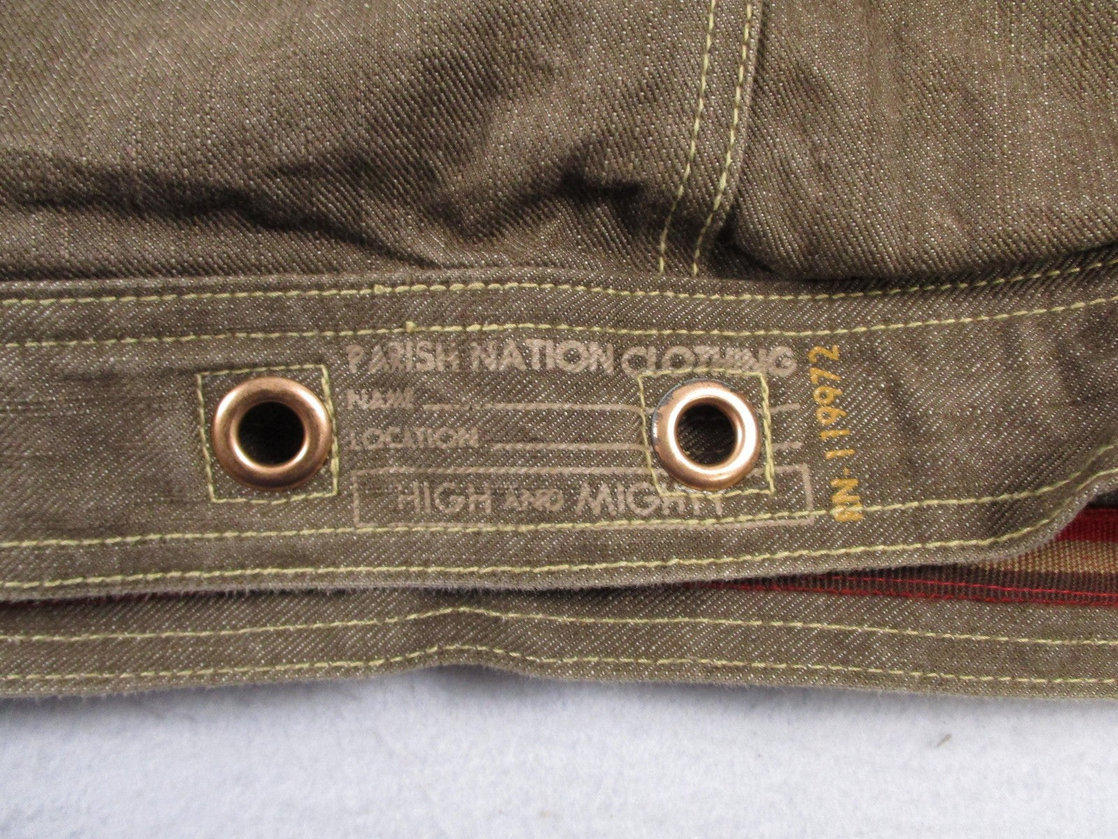 Parish Jacket Mens 4XL Brown Cotton Denim Military Workwear Snap Front Outdoor18
