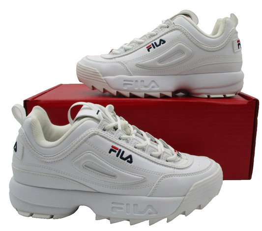 Fila Disruptor 2 Shoes Mens Size 7 White Chunky Low Top Sneakers FW02945111 1Q30