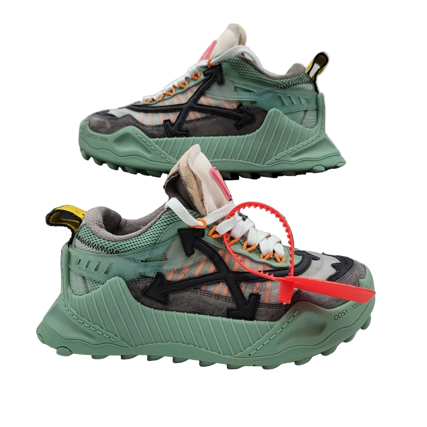 Off-White ODSY-1000 Mens Sz 37/5.5 Rare Vintage 2013 Virgil Abloh Mint Black 2830
