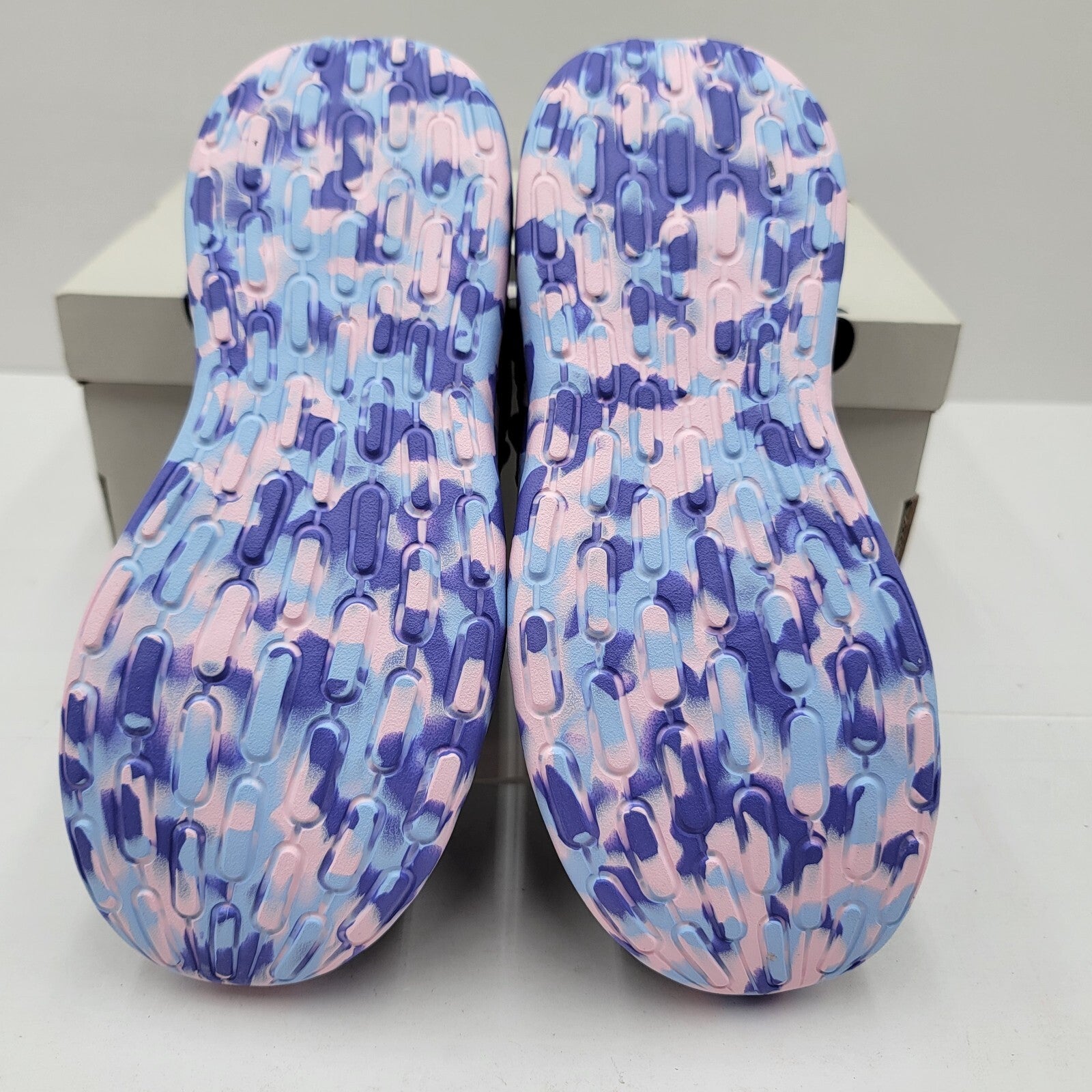 Adidas Kids Sz 3 Lite Racer Adapt 7 Running Slip On Tie Dye Blue Purple Sneaker5