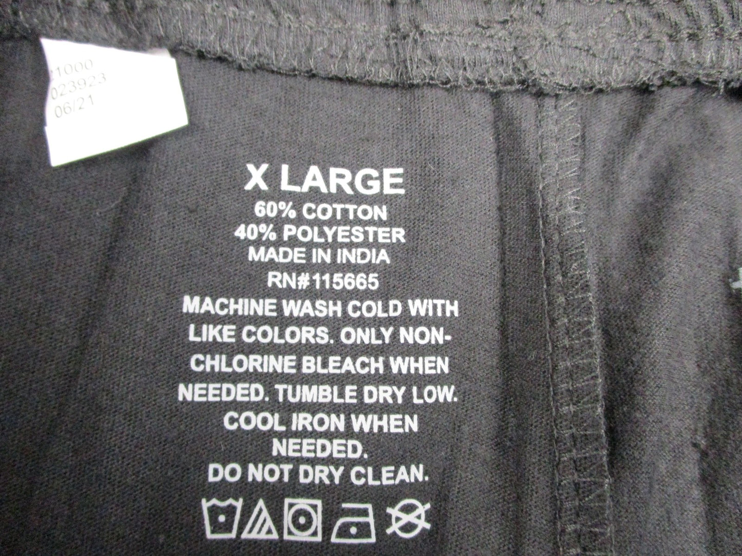 The Office Pajama Pants Mens XL Black Dunder Mifflin TV Lounge Sleep