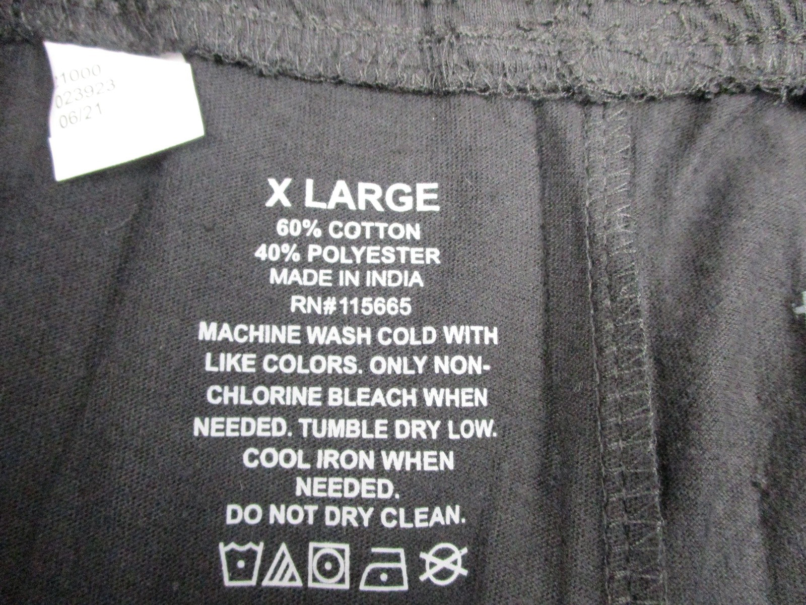 The Office Pajama Pants Mens XL Black Dunder Mifflin TV Lounge Sleep