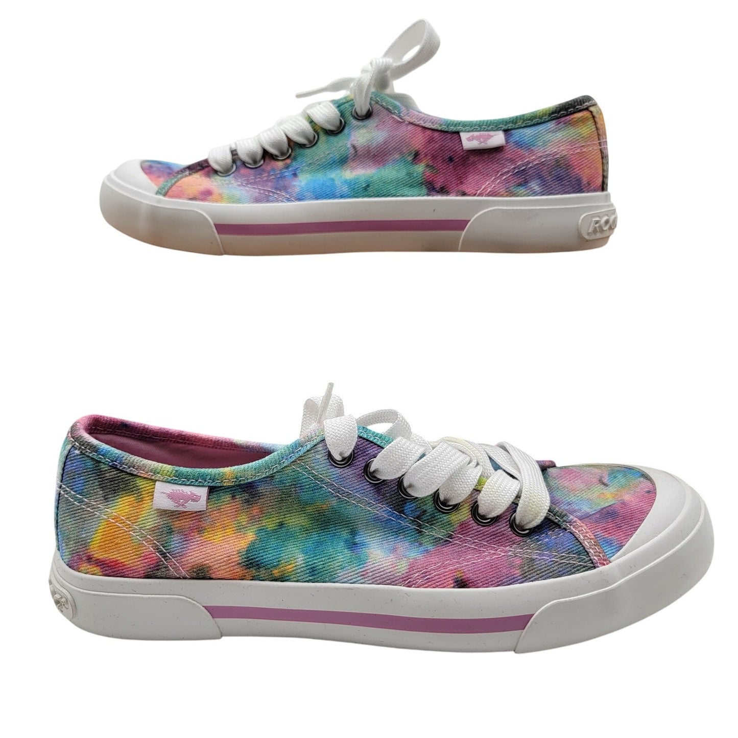 Rocket Dog Wmns Jazzin Cotton Lace Up Sneakers Sz 8.5