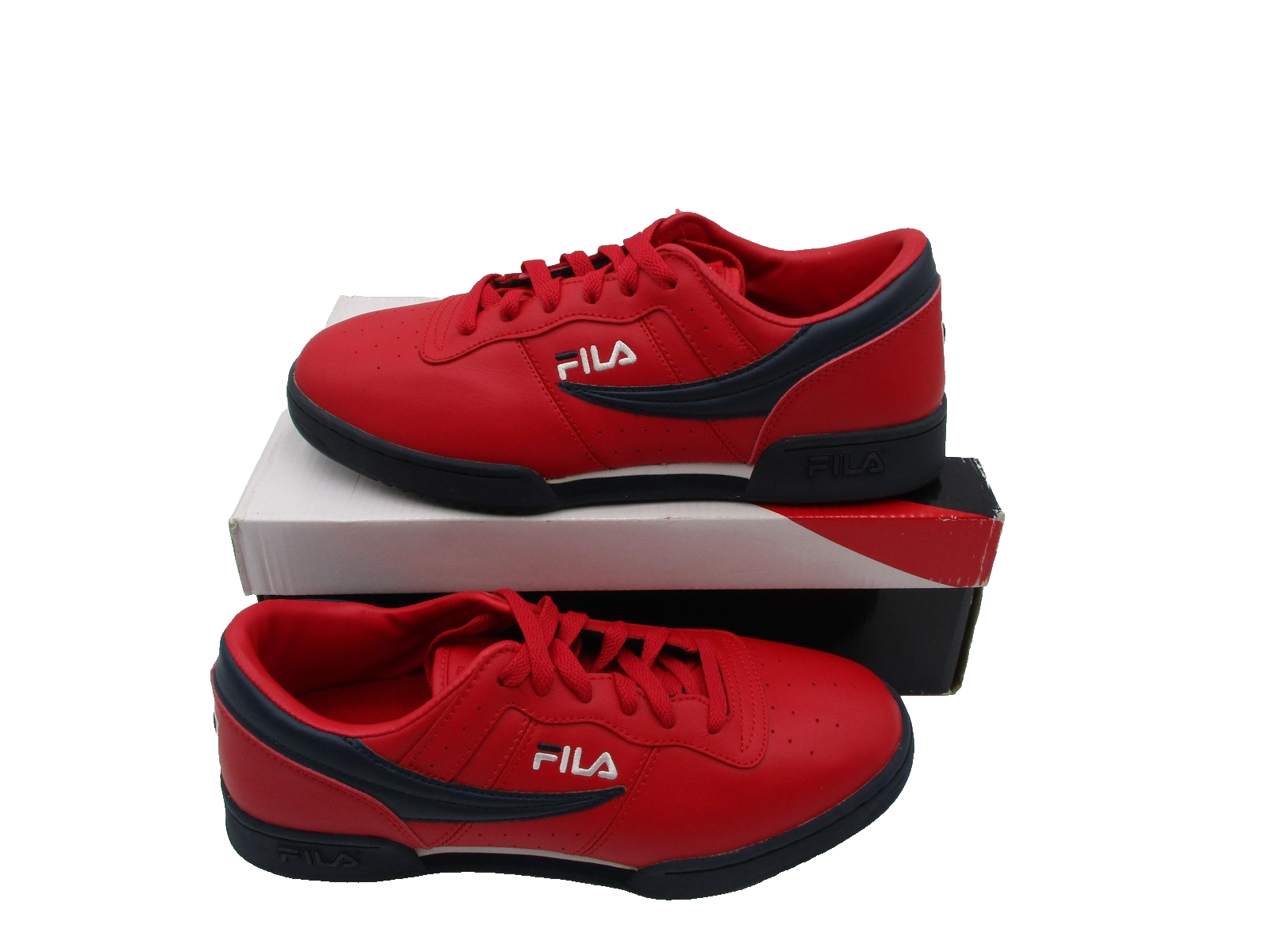 Fila Original Fitness Shoes Mens Size 10.5 Red Navy White Casual Sneakers2