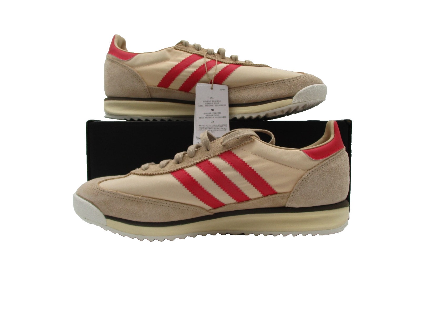 Adidas Originals SL 72 JS0749 Men's Sz 11 Magic Beige / Pure Ruby (1C9)2