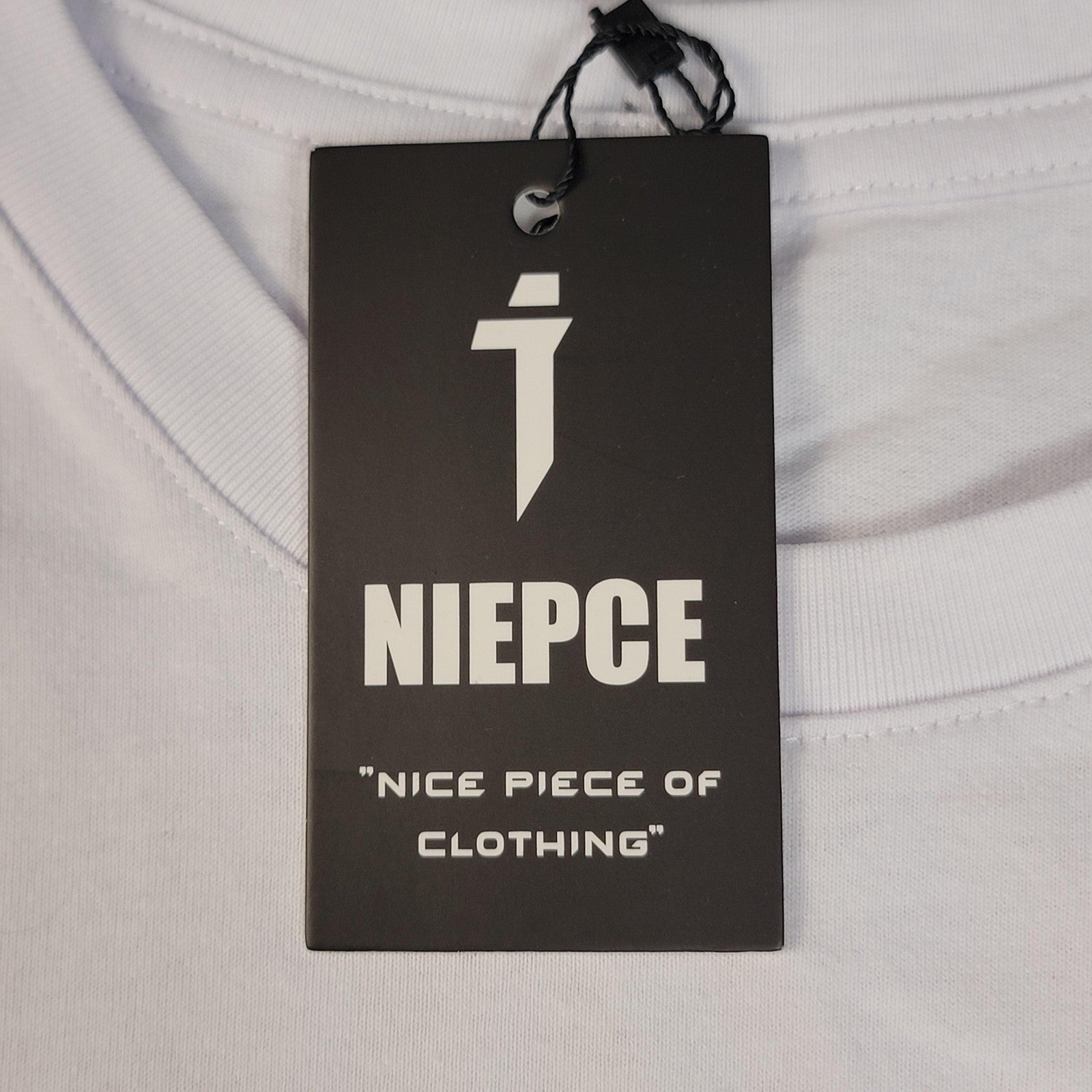 NIEPCE Shirt Large White Japanese Kanji Graphic Anime Tee New With Tags
