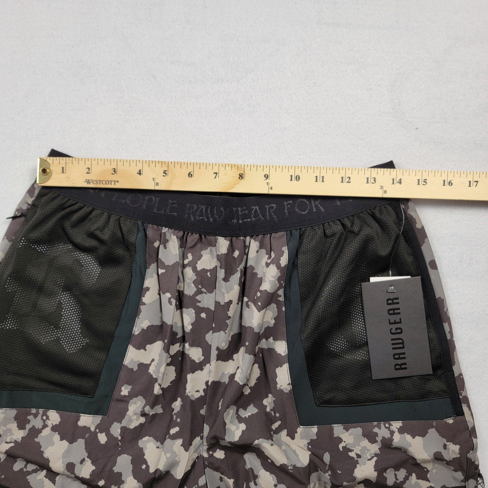 RawGear Eternal Life Shorts White Camo Size Small Athletic Gym Training NWT6