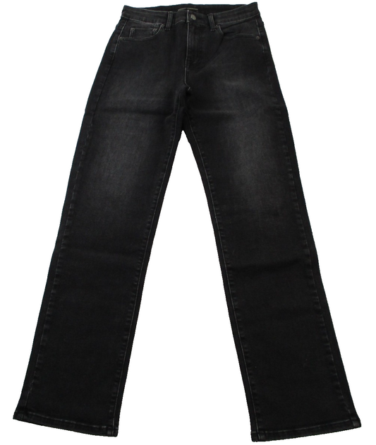 Modern American Montana Jeans Womens 26 Black Vintage Wash Straight Leg 14750
