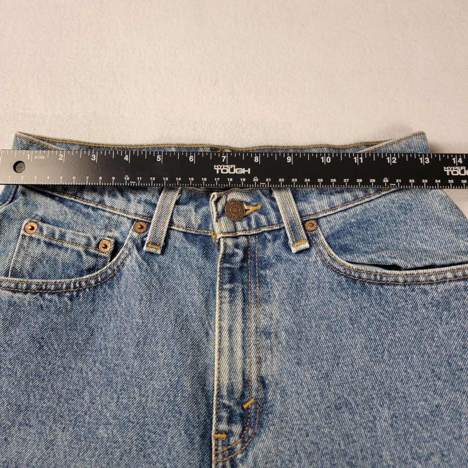 Vintage Levis 525 Jeans Womens 8 Blue High Rise Tapered Made USA Denim 90s