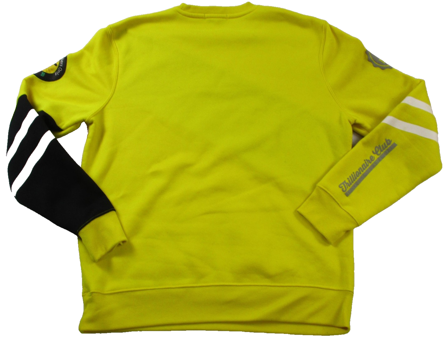 M. Society Sweatshirt Mens XL Yellow Fleece Pullover Crewneck Goodfella 16151