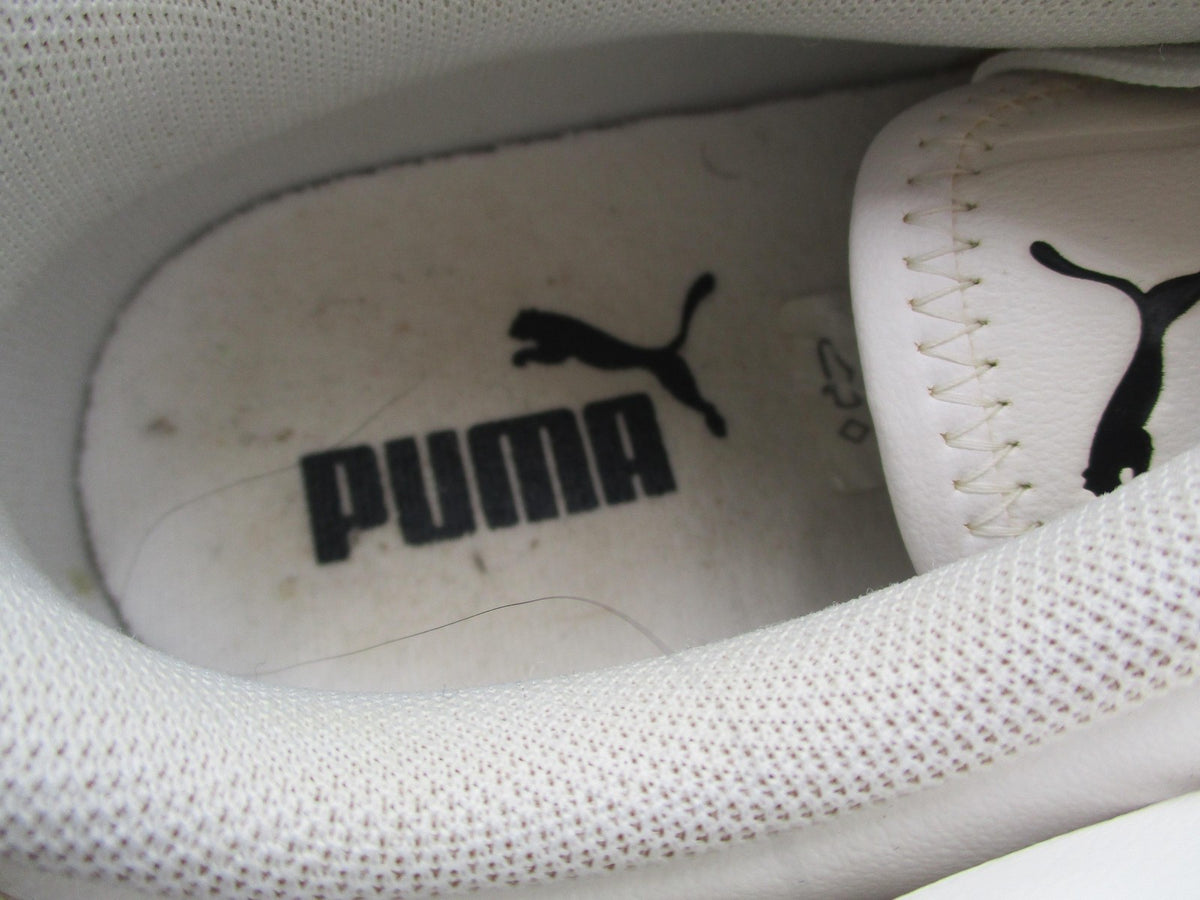 Puma Shoes Mens Size 11.5 White Low Top Casual Comfort Sneakers 339862-0210