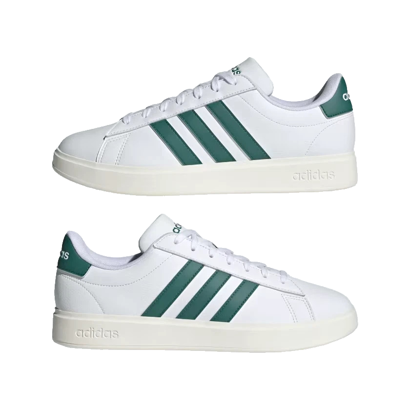 Adidas Grand Court 2.0 JR2224 White Collegiate Green Men Sz 11.5 NIB Sneaker0