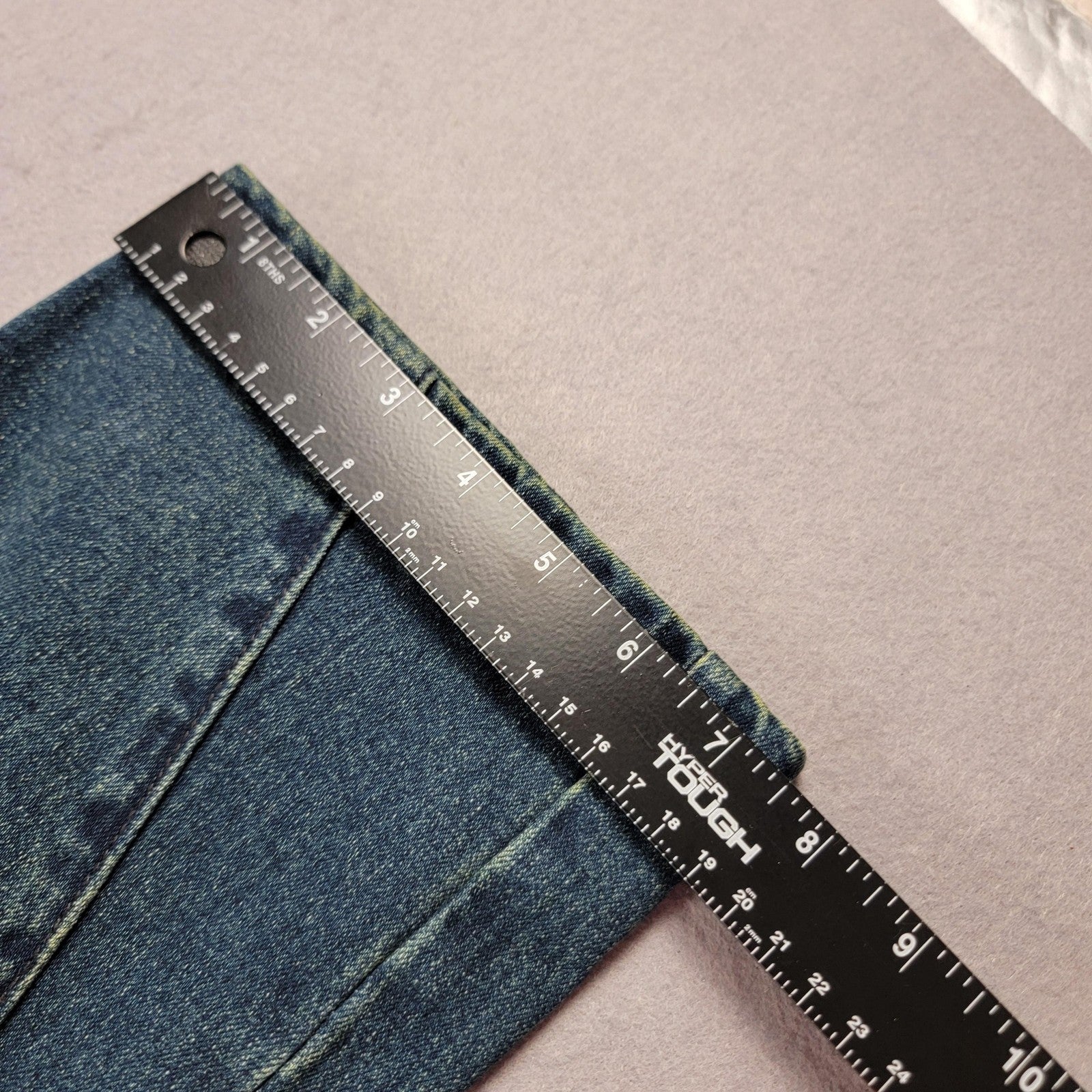 Fashion Nova Jeans Womens Size 5 Blue Dark Wash Moto Stretch Straight Leg