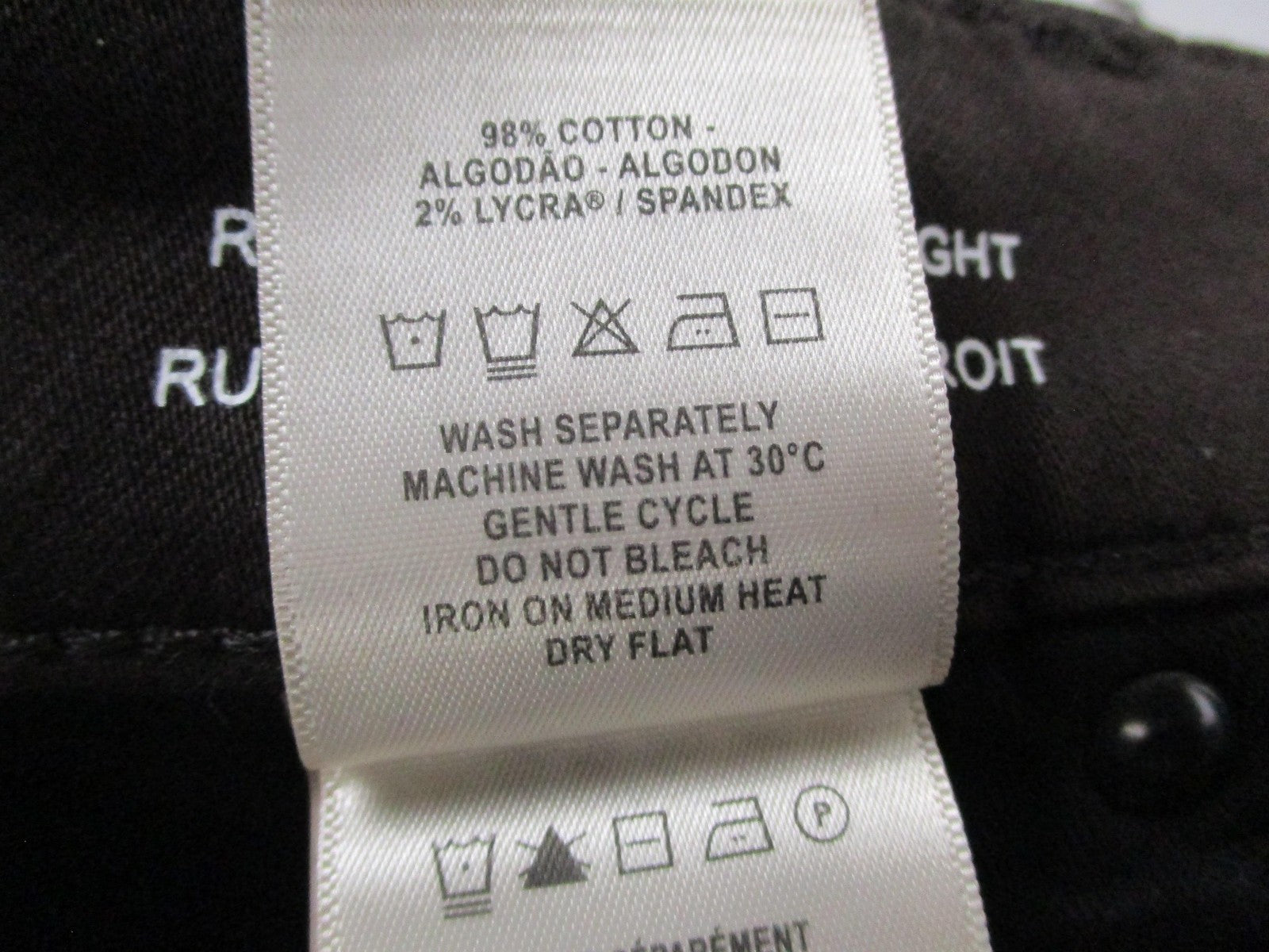 DL1961 Jeans Mens 38x34 Russell Slim Straight DL Ultimate Knit Tobacco 14479