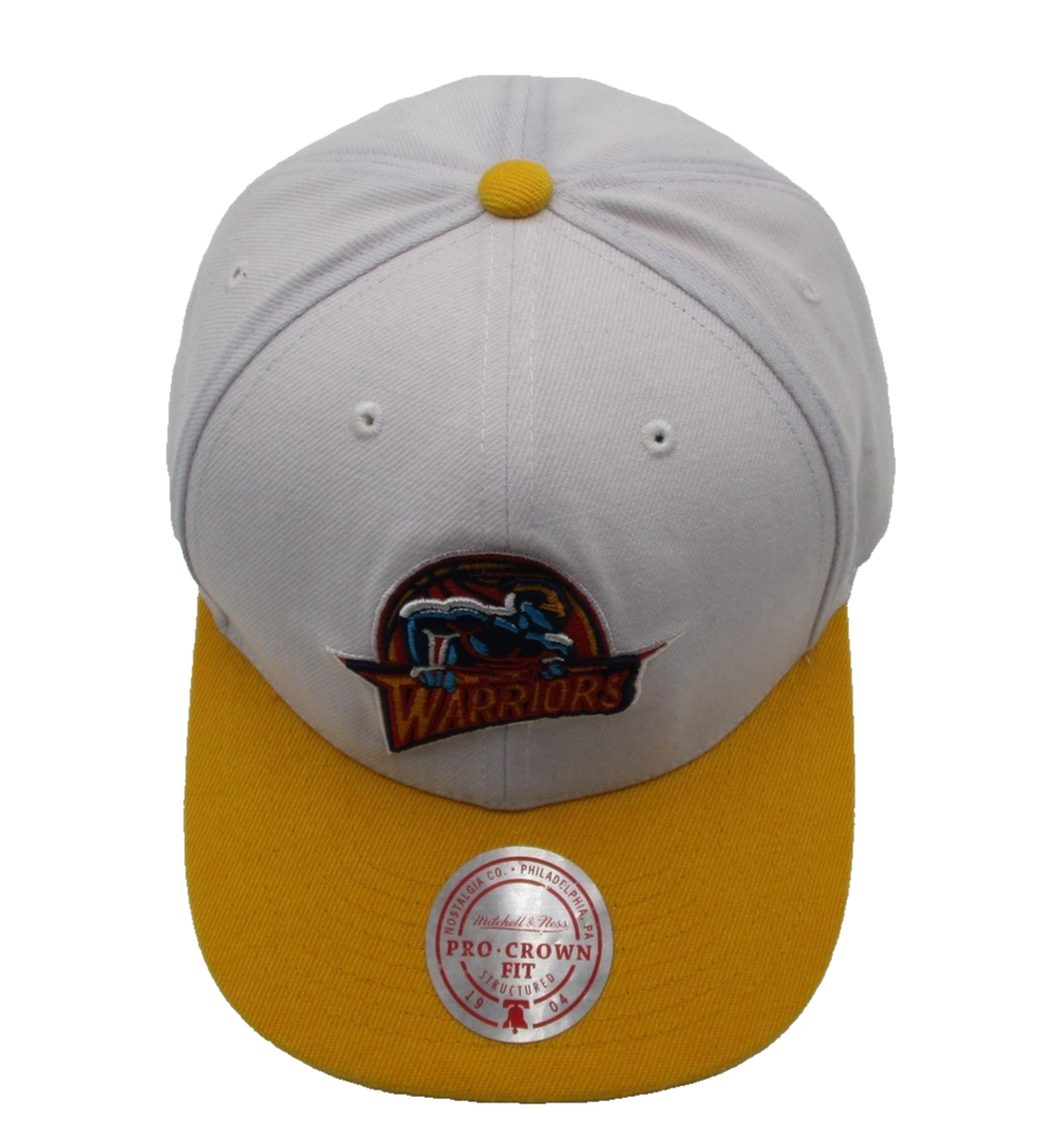 Golden State Warriors Hat Cap Snap Back One Size White NBA Basketball HWC1