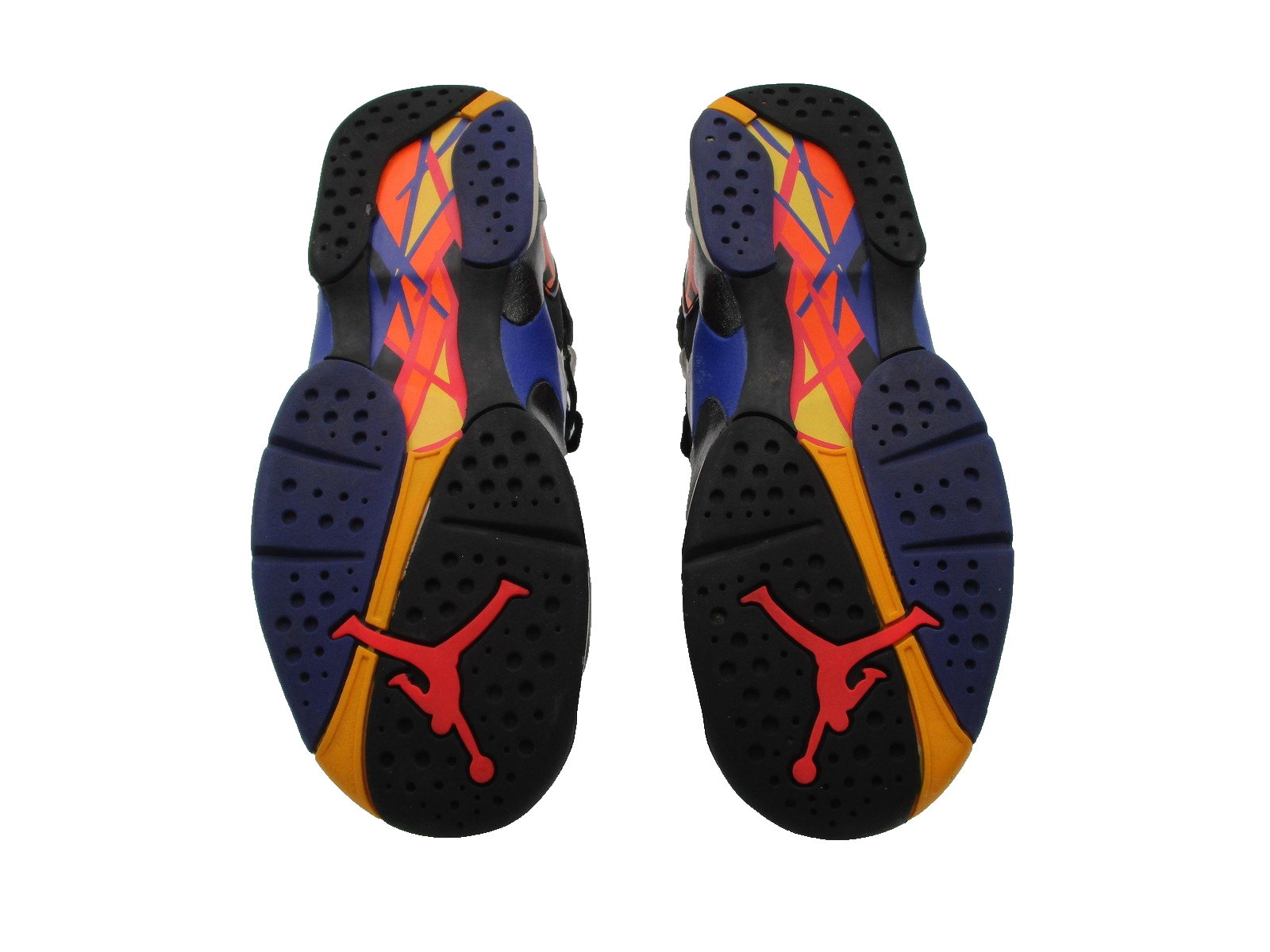 Jordan Air Jordan 8 Retro Threepeat Shoes Youth Size 7Y White Multi Sneakers 1K66