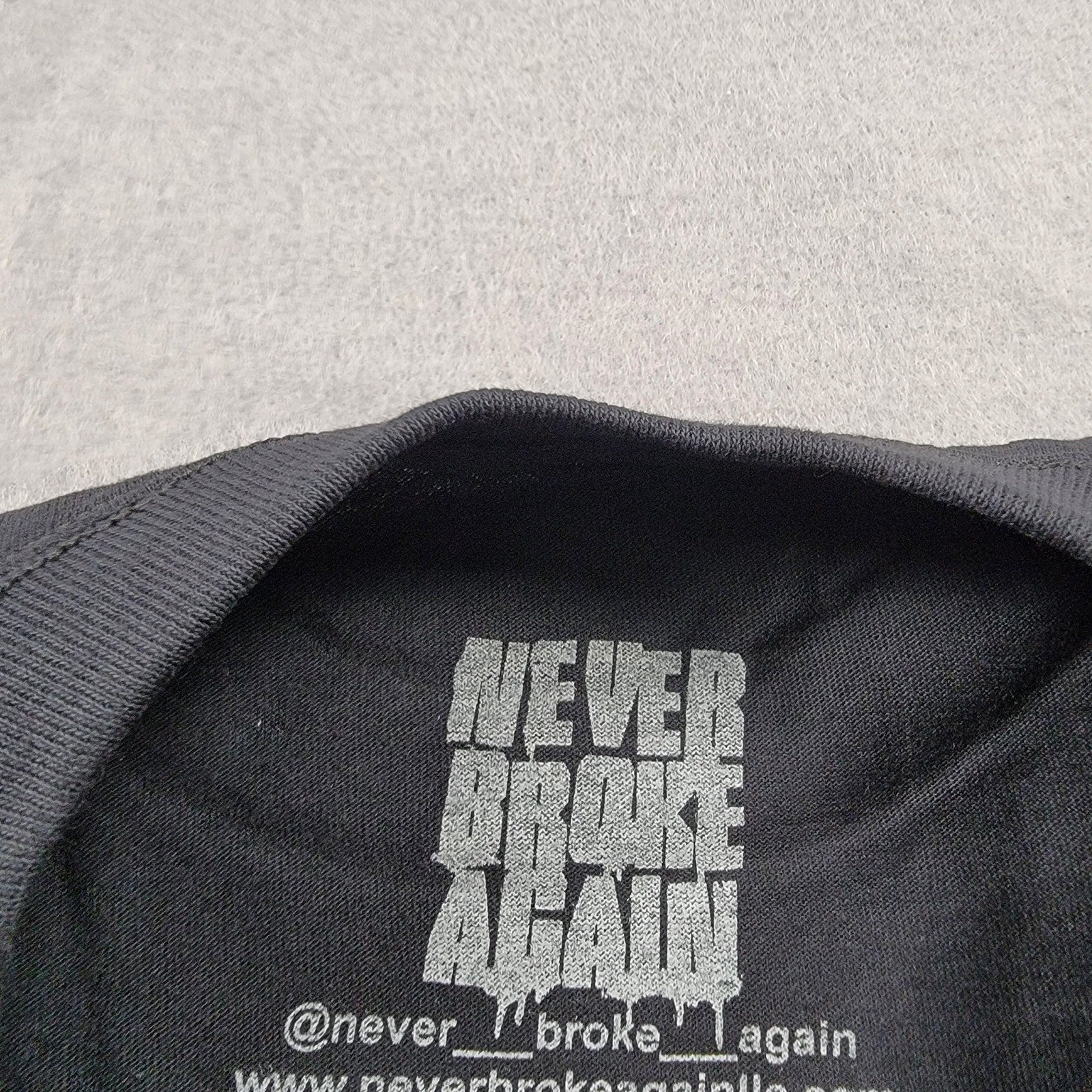 Young Boy Never Broke Again Records Mummy T Black Sz XL3