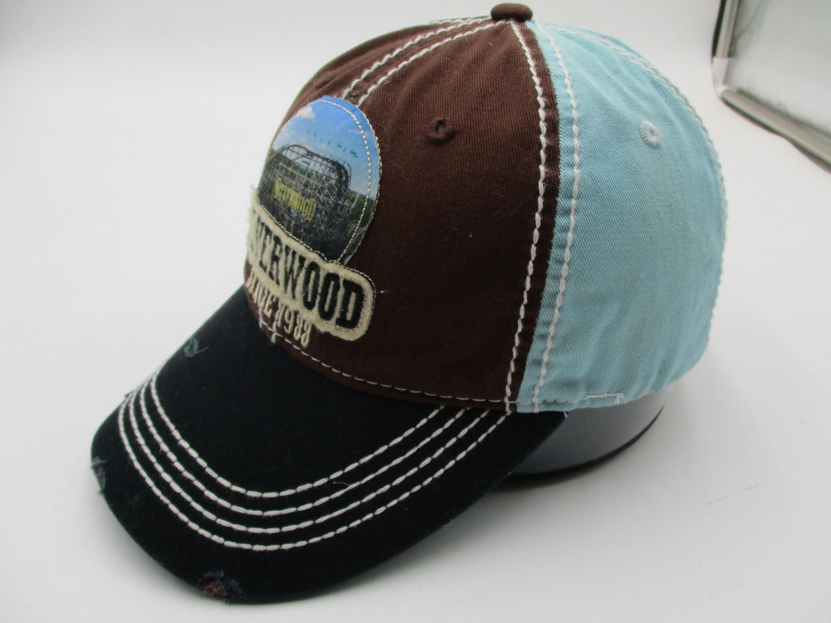 Silverwood Hat Cap Strap Back Mens One Size Brown Frayed Triangle Sport Headwear3