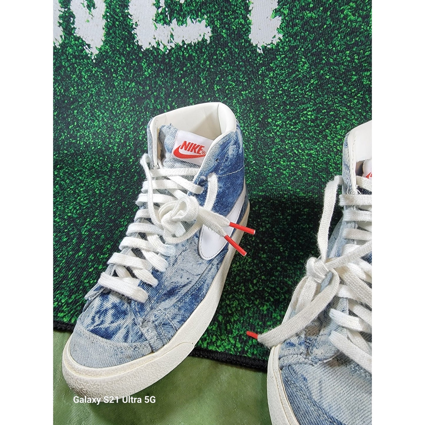 Nike Wmns Blazer Mid '77 'Washed Denim' Sz 5.5 DV21829004