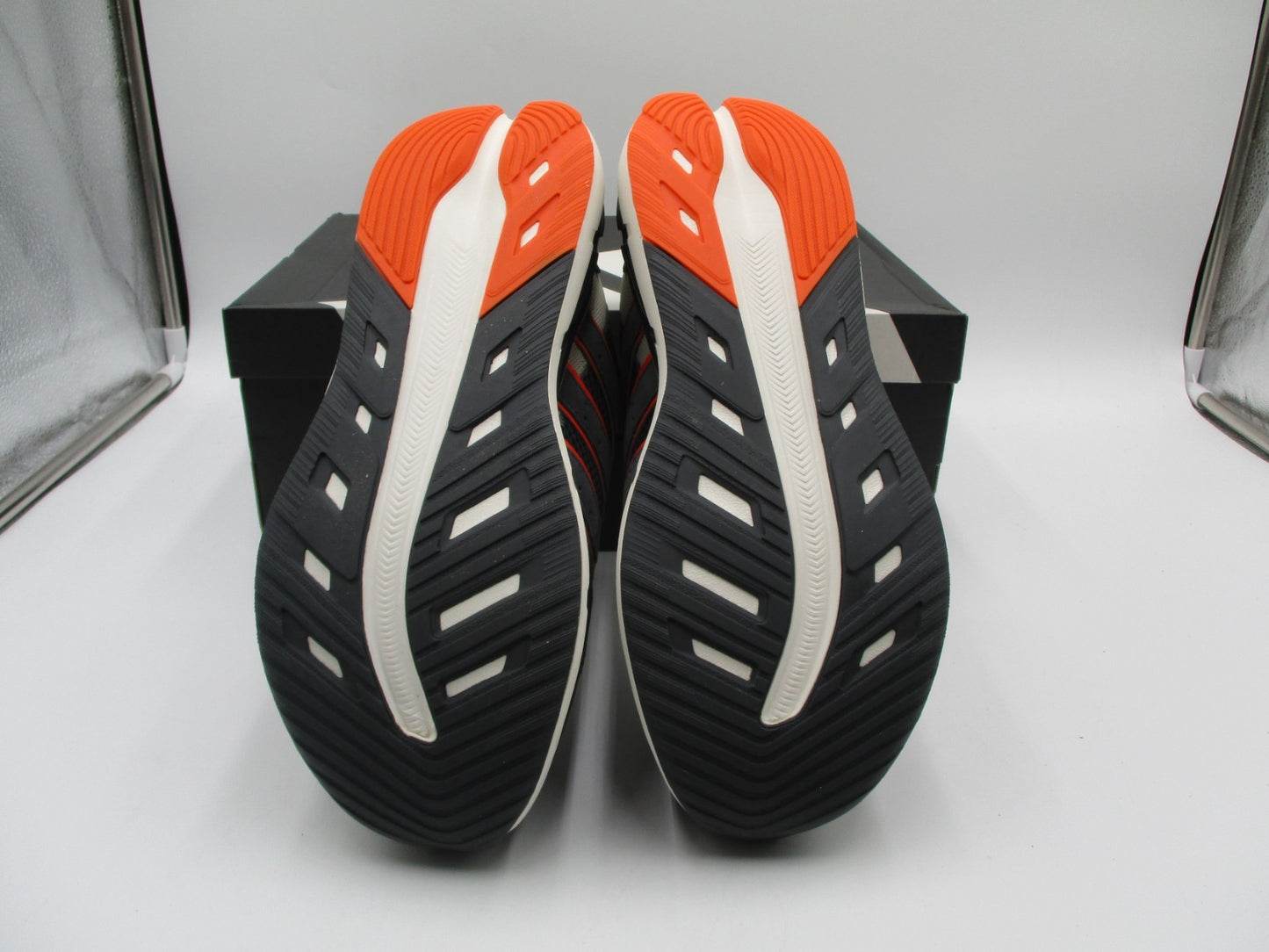 Adidas Astrastar Cloudfoam Black Gray Orange Men’s Sz 12 JQ607710
