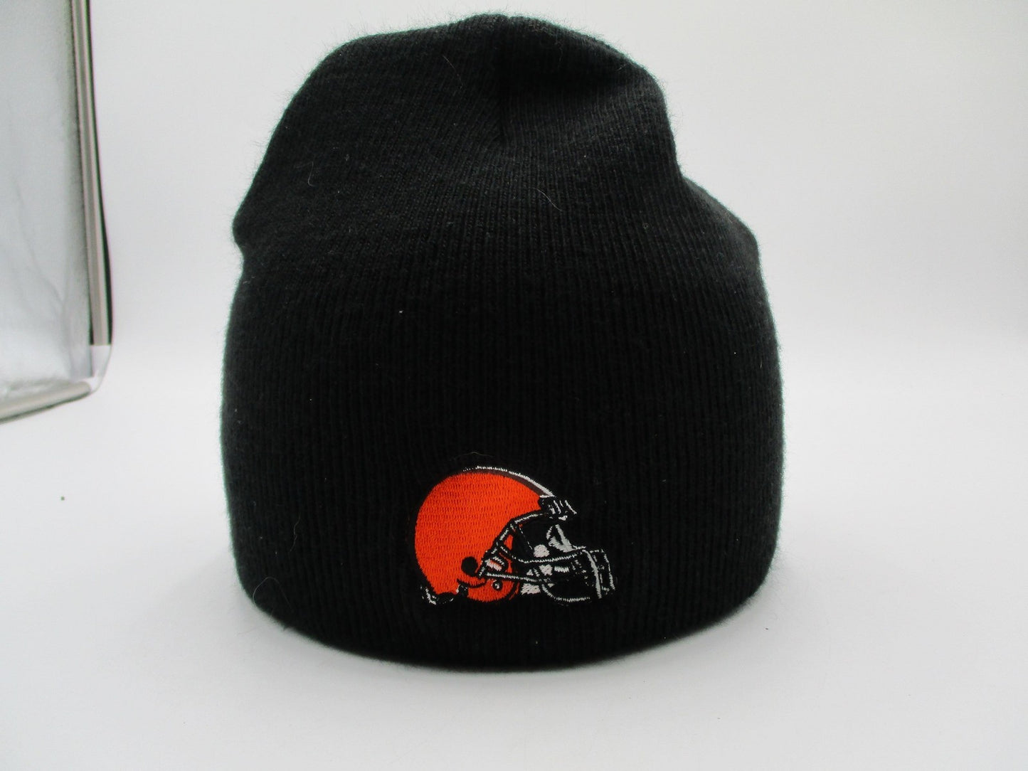 Cleveland Browns Hat Cap Knit Beanie One Size Black NFL Football Bud Light Mens0