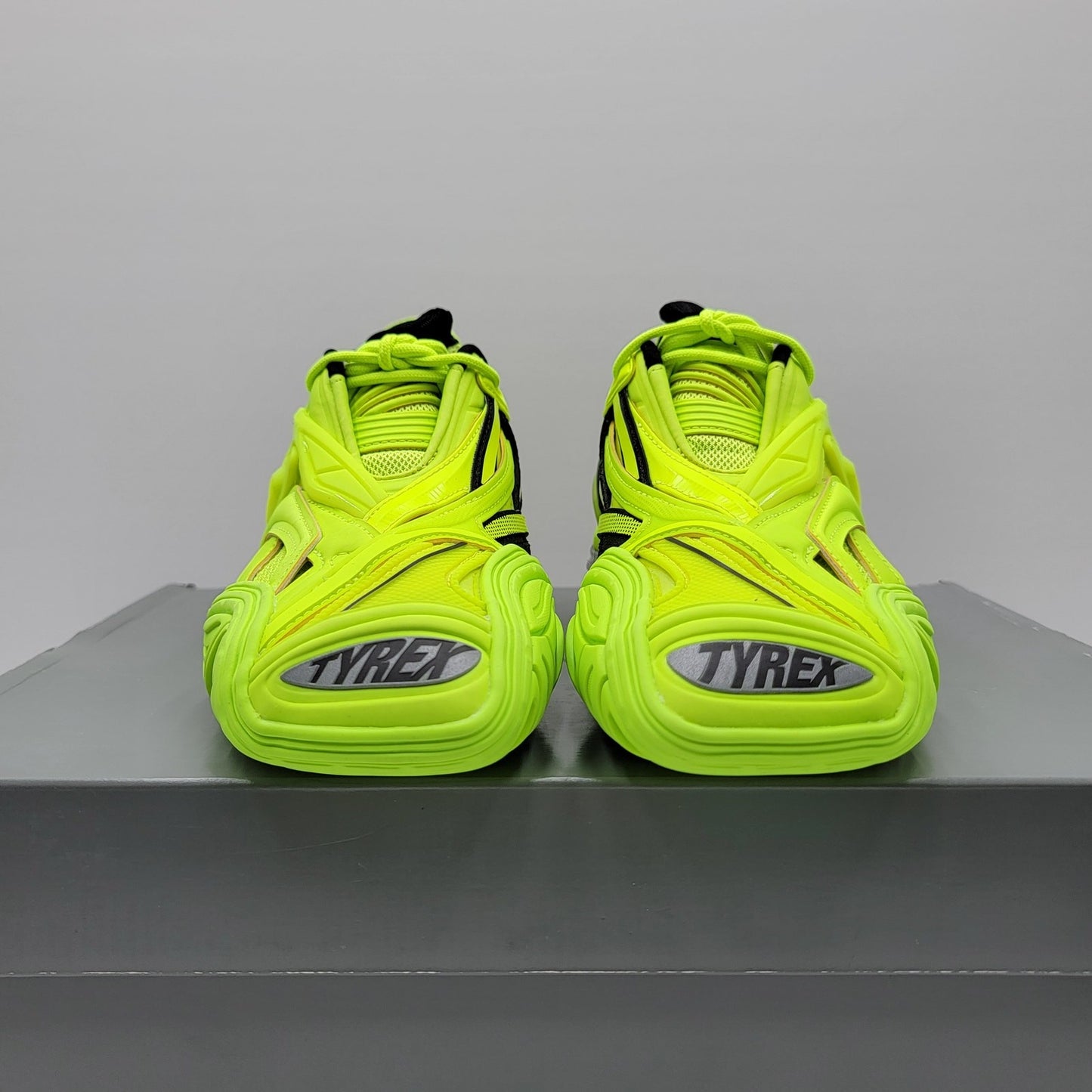 Balenciaga Women's Tyrex Fluo Yellow Sneakers  Size 72