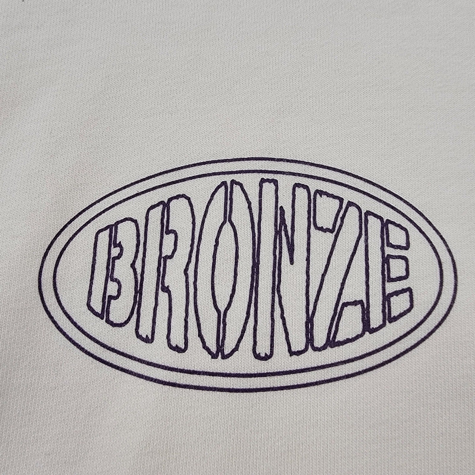 Bronze 56k Oval Hoodie Cream Sz XL