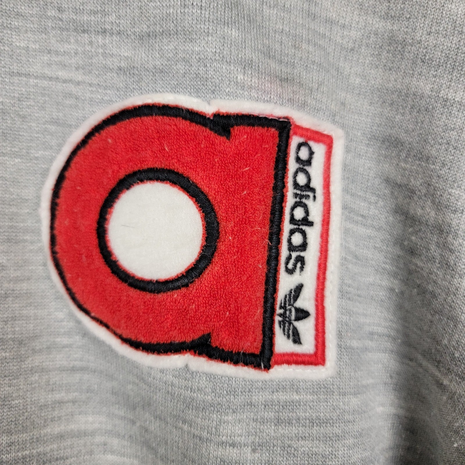 Vintage adidas Argentina Tracksuit Grey Red Logo Sweatshirt & Joggers Sz L