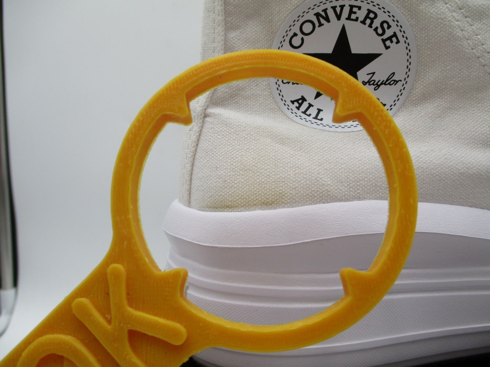 Converse CTAS Lift Platform Hi Canvas Women's Size 7 White 568498C (1B2)6