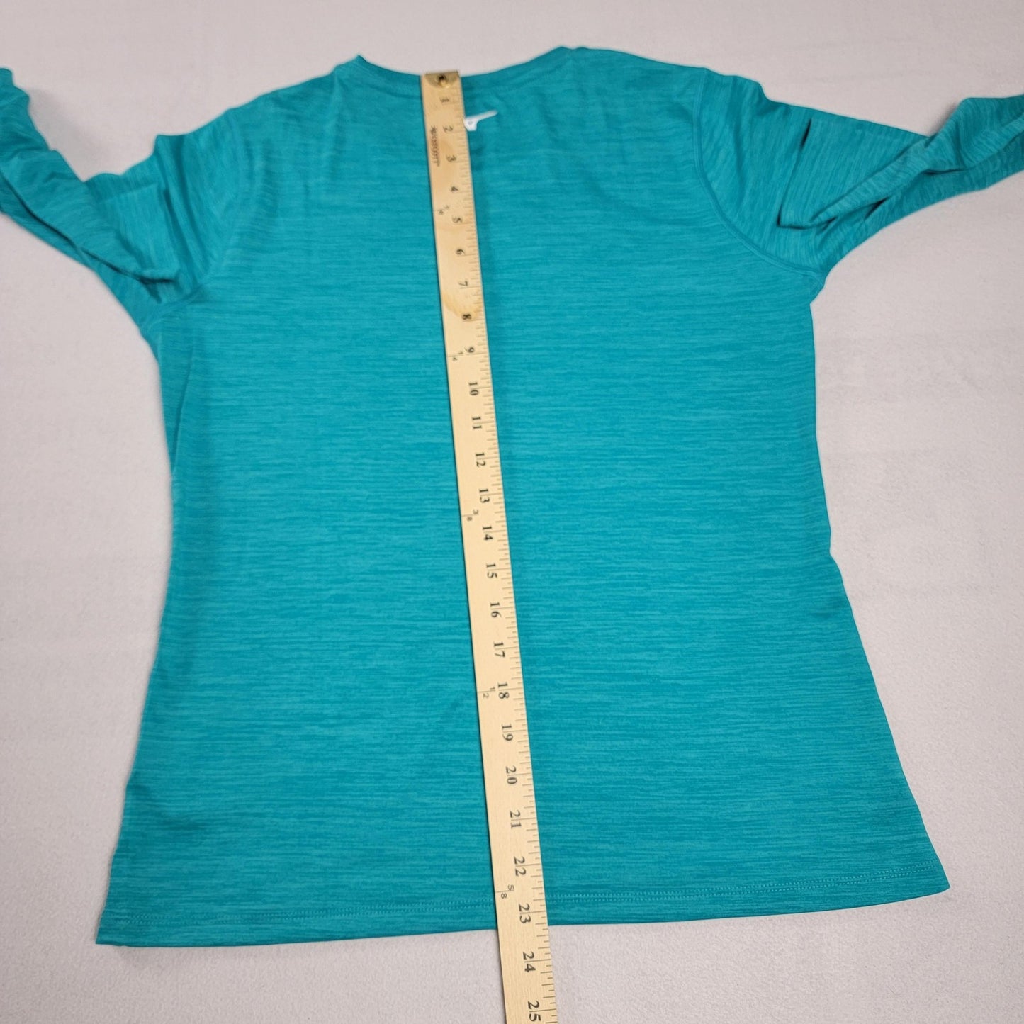 Mizuno Shirt Womens Medium Blue Impulse Core LS Tee Long Sleeve Athletic Top 6475