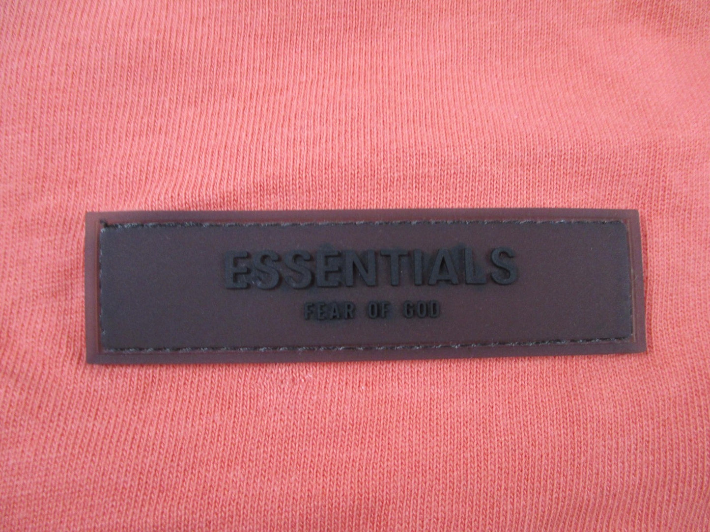 ESSENTIALS Fear Of God Shirt Mens Large Orange Logo Graphic Tee Streetwear 13425