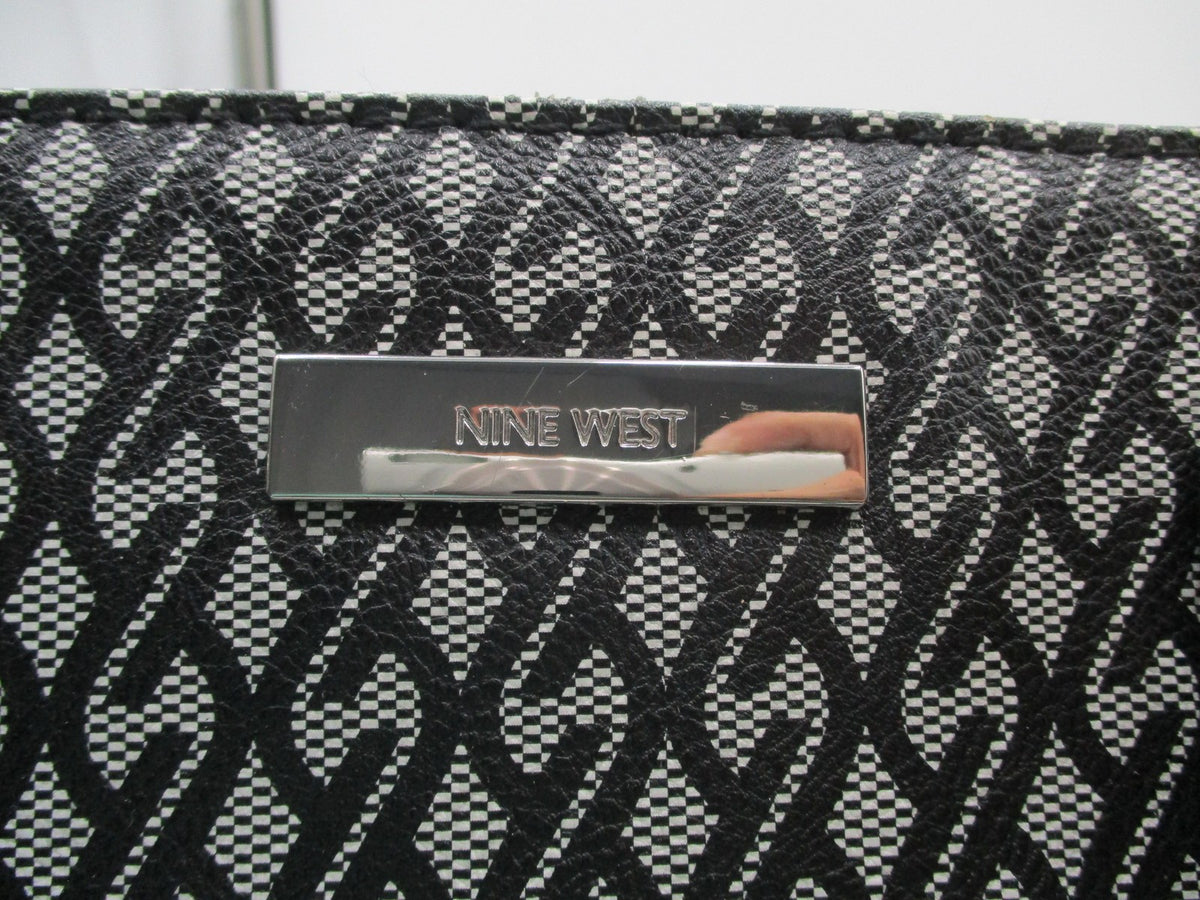 Nine West & Christian Siriano Satchel Bag Lot Womens Medium Black Faux Leather1
