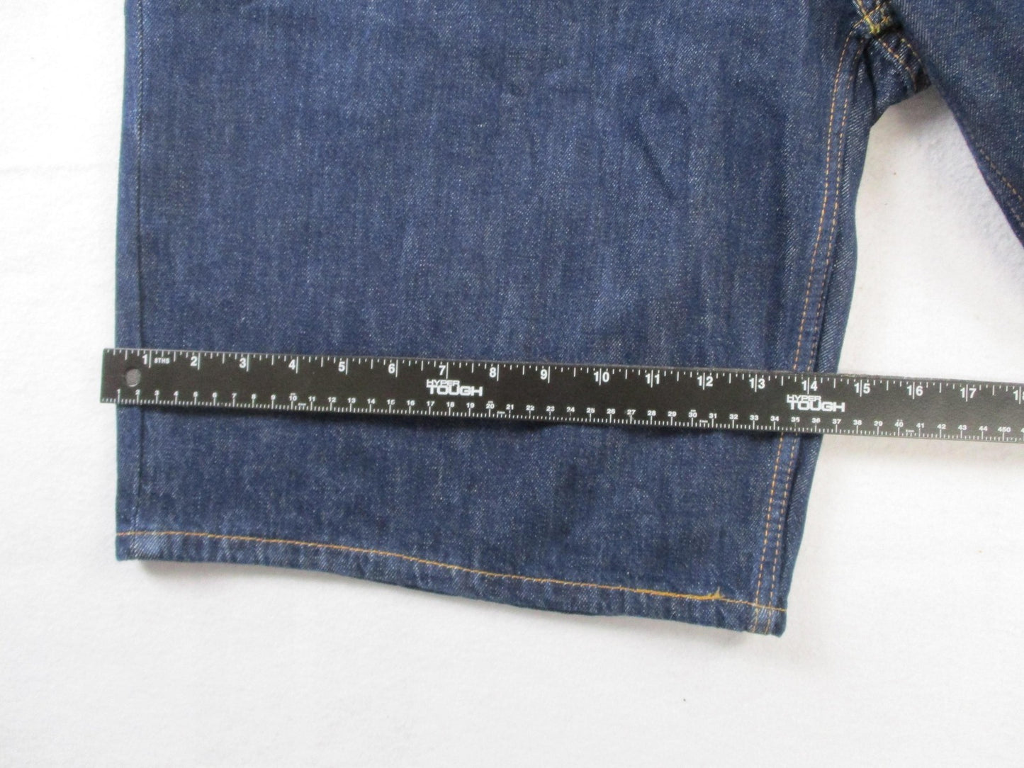 Levi's 469 Loose Shorts Mens 48 Blue Dark Wash Denim 9 Inseam Relaxed Fit 14199