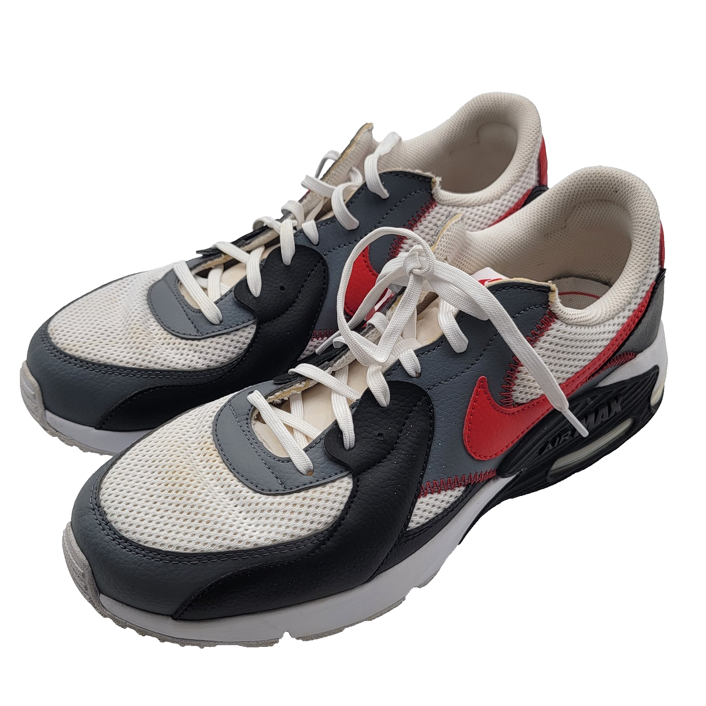 Nike Air Max Excee White Black Red CZ9204100 Men’s Size 11 Preowned