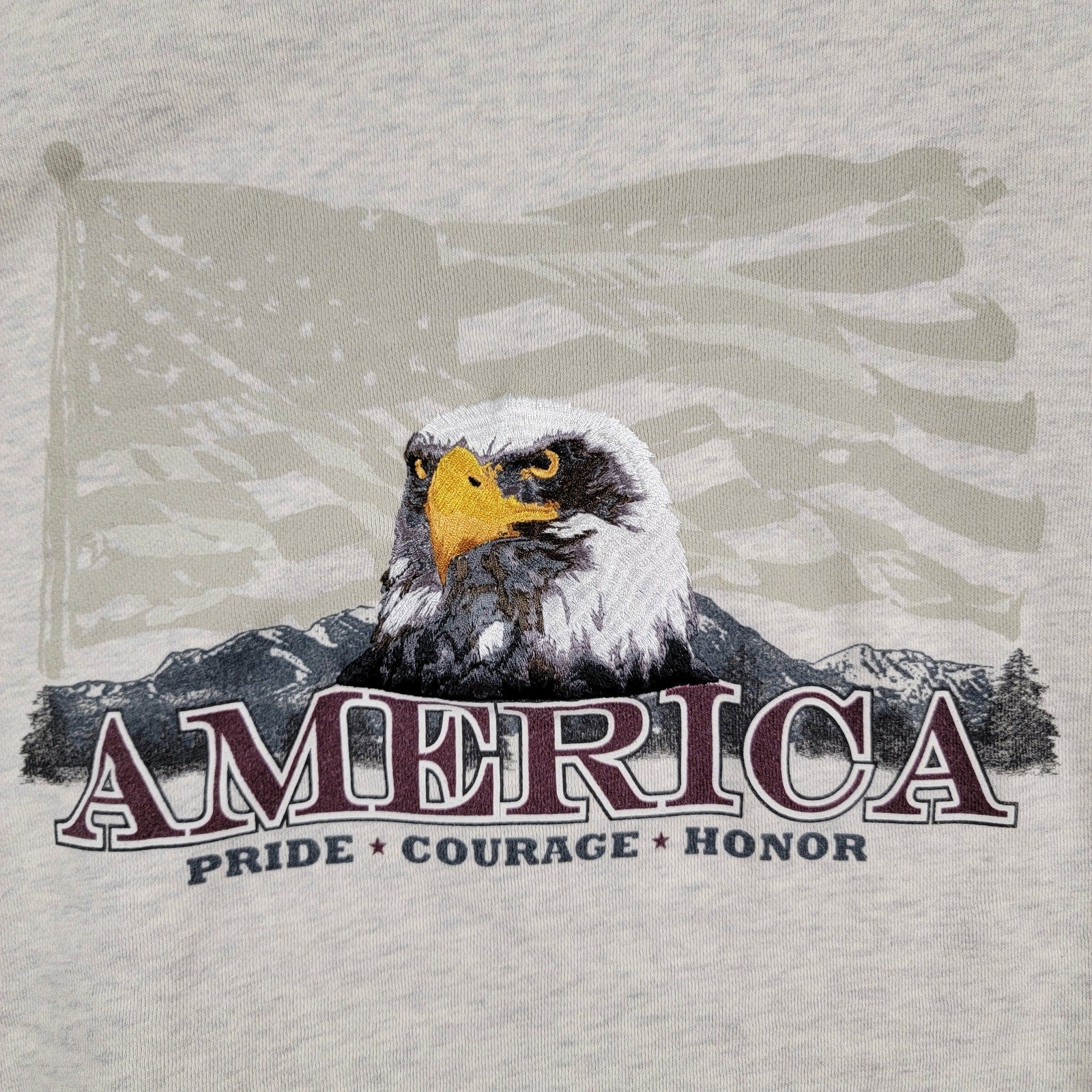 Croft & Burrows American Pride Embroidered Eagle Sz L