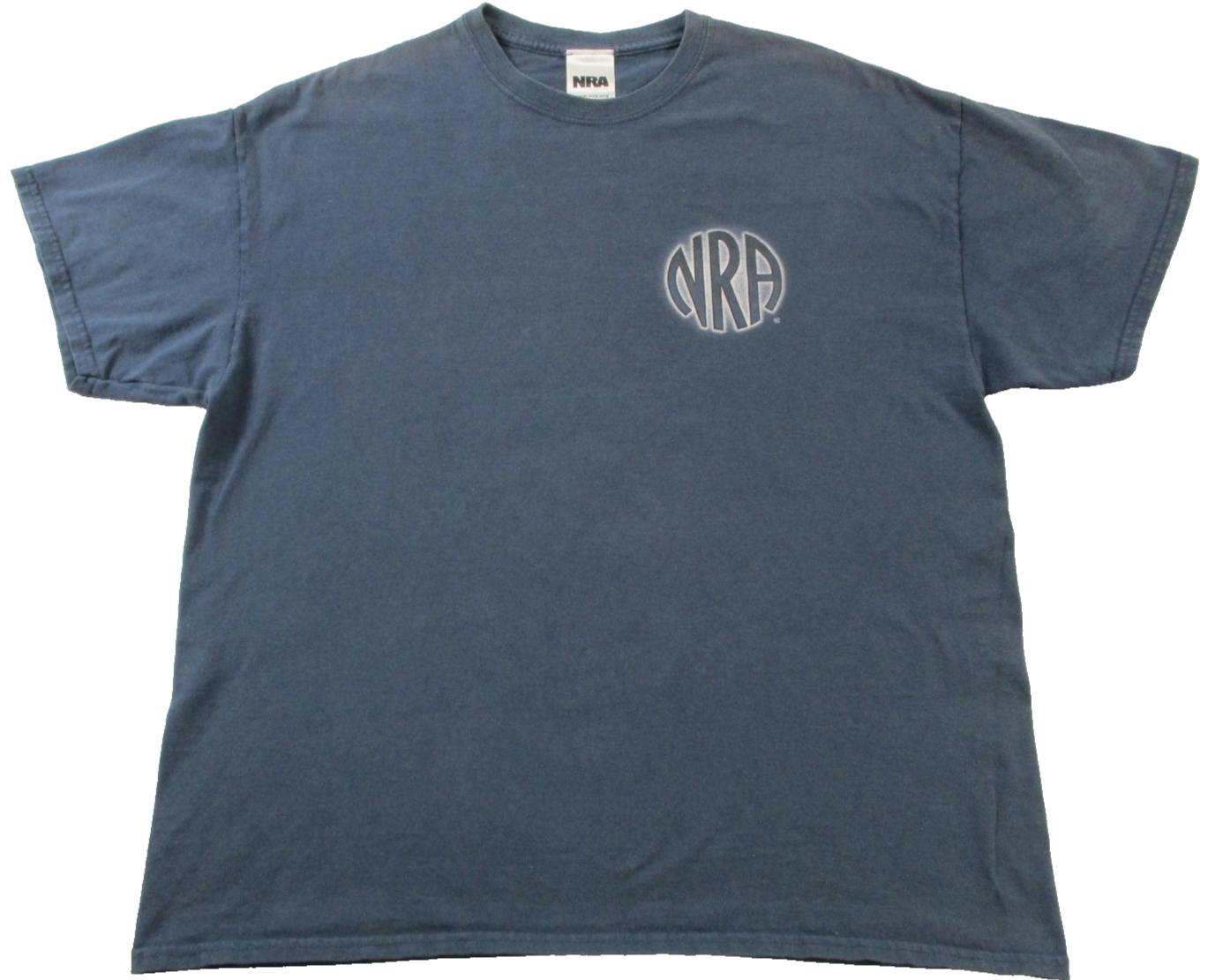 NRA Shirt Mens XL Blue Second Amendment Eagle Graphic Patriotic USA Tee 15670