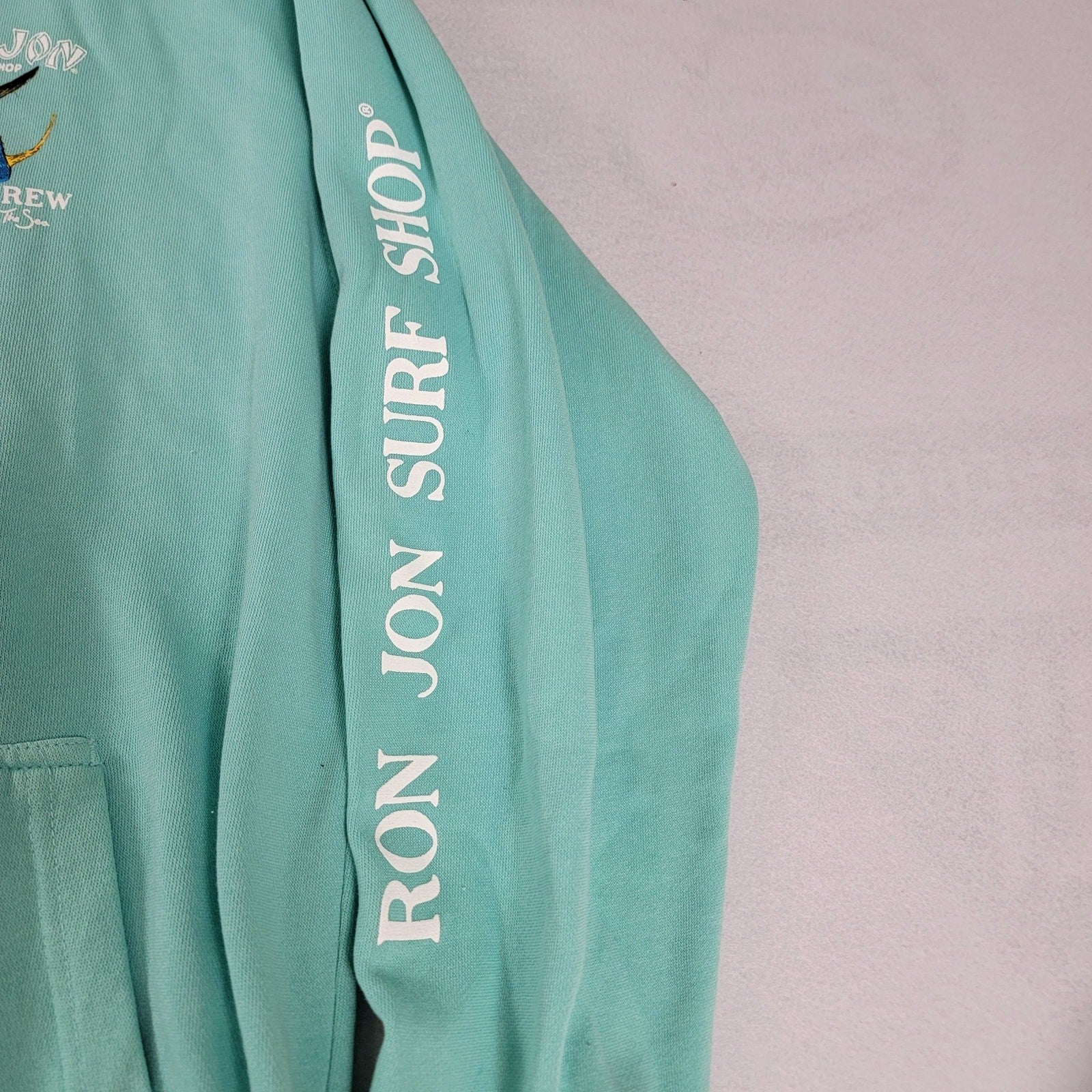 Salty Crew x Ron Jon Surf Shop Hoodie Womens Sz M Green
