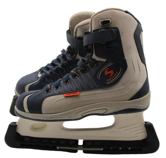 Jackson Softec Recreational Ice Skates Size 9 Blue Lace Comfort Soft Senior0