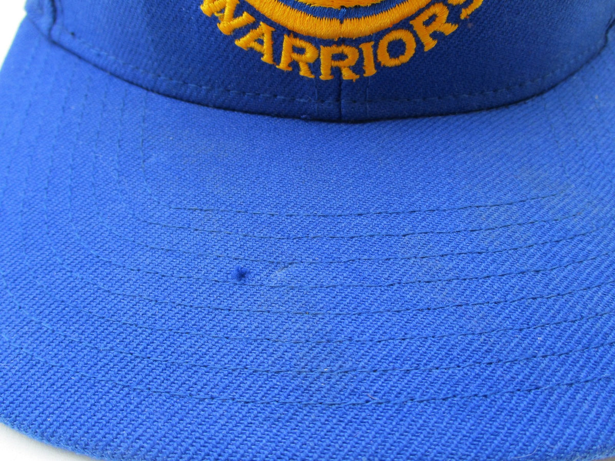 Golden State Warriors Hat Cap Snap Back One Size Blue NBA Mitchell Ness2