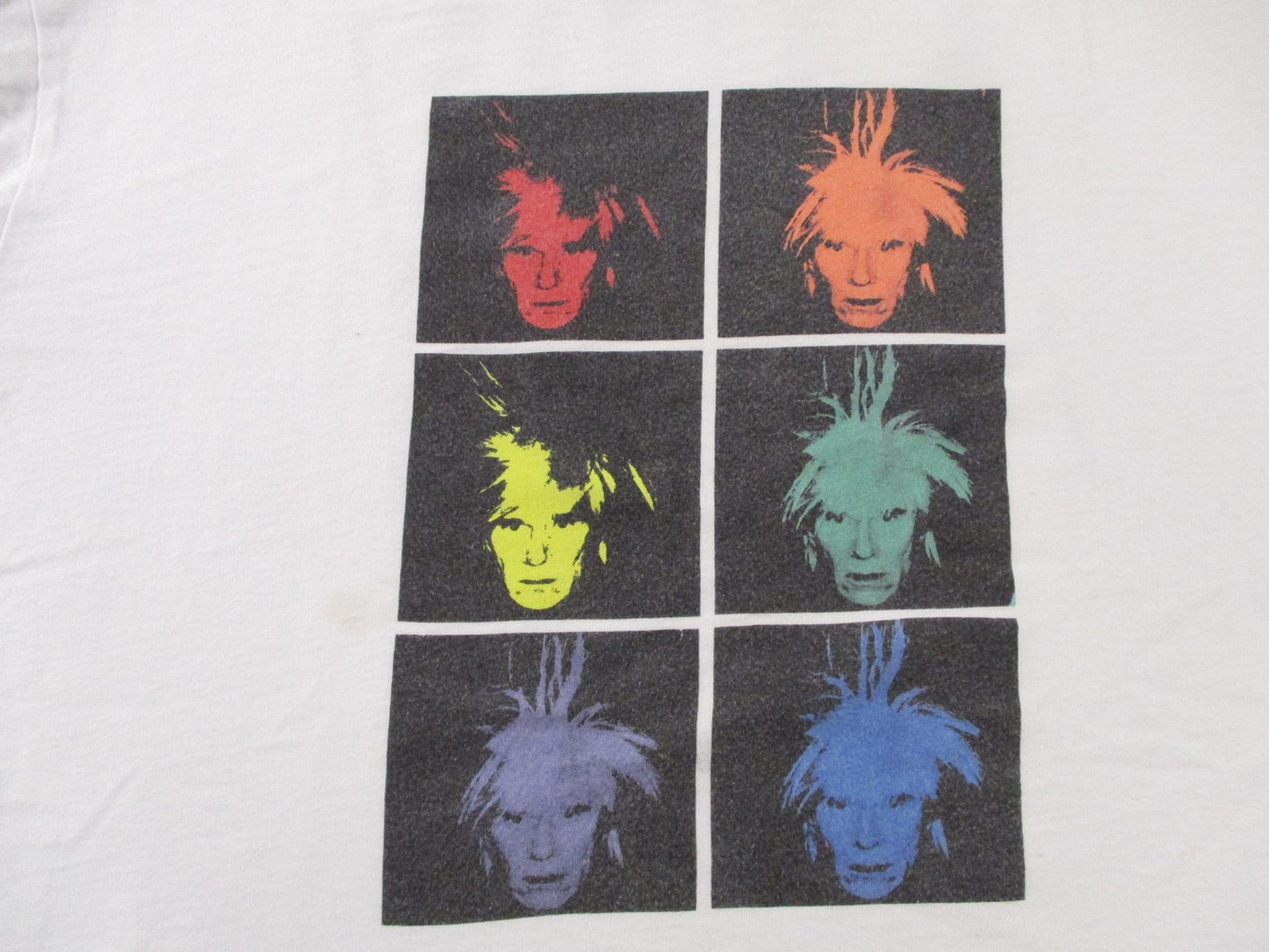 Gap Andy Warhol Shirt Teen Large White Pop Art Graphic Tee Back Quote Cotton2